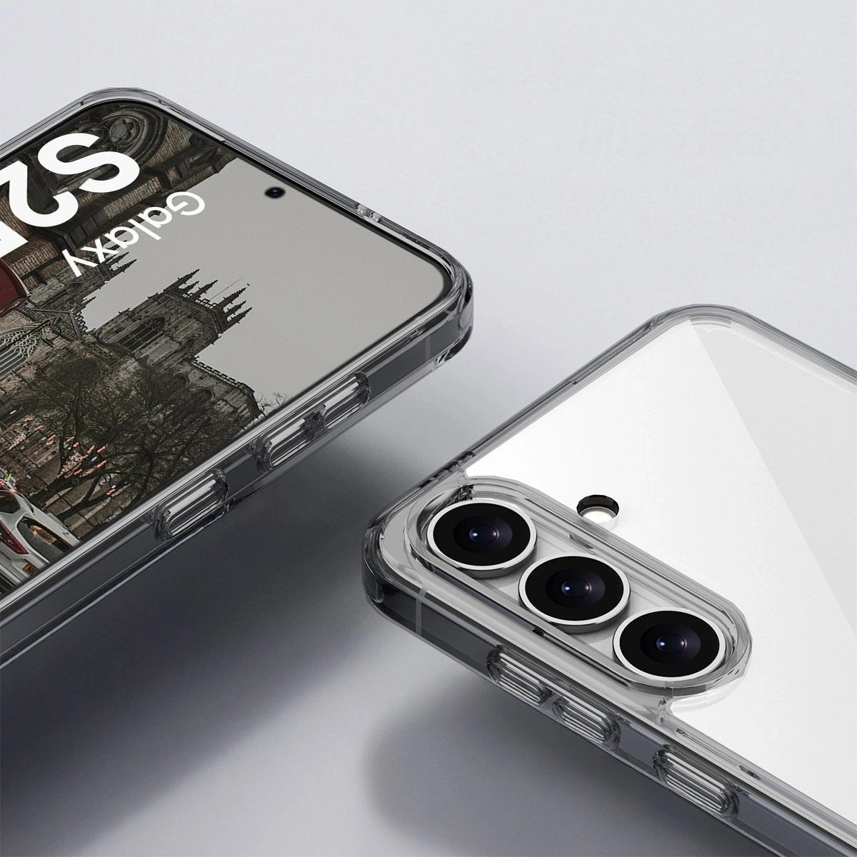 Kryt Bizon Case Halo Samsung Galaxy S25+ Plus smoky black