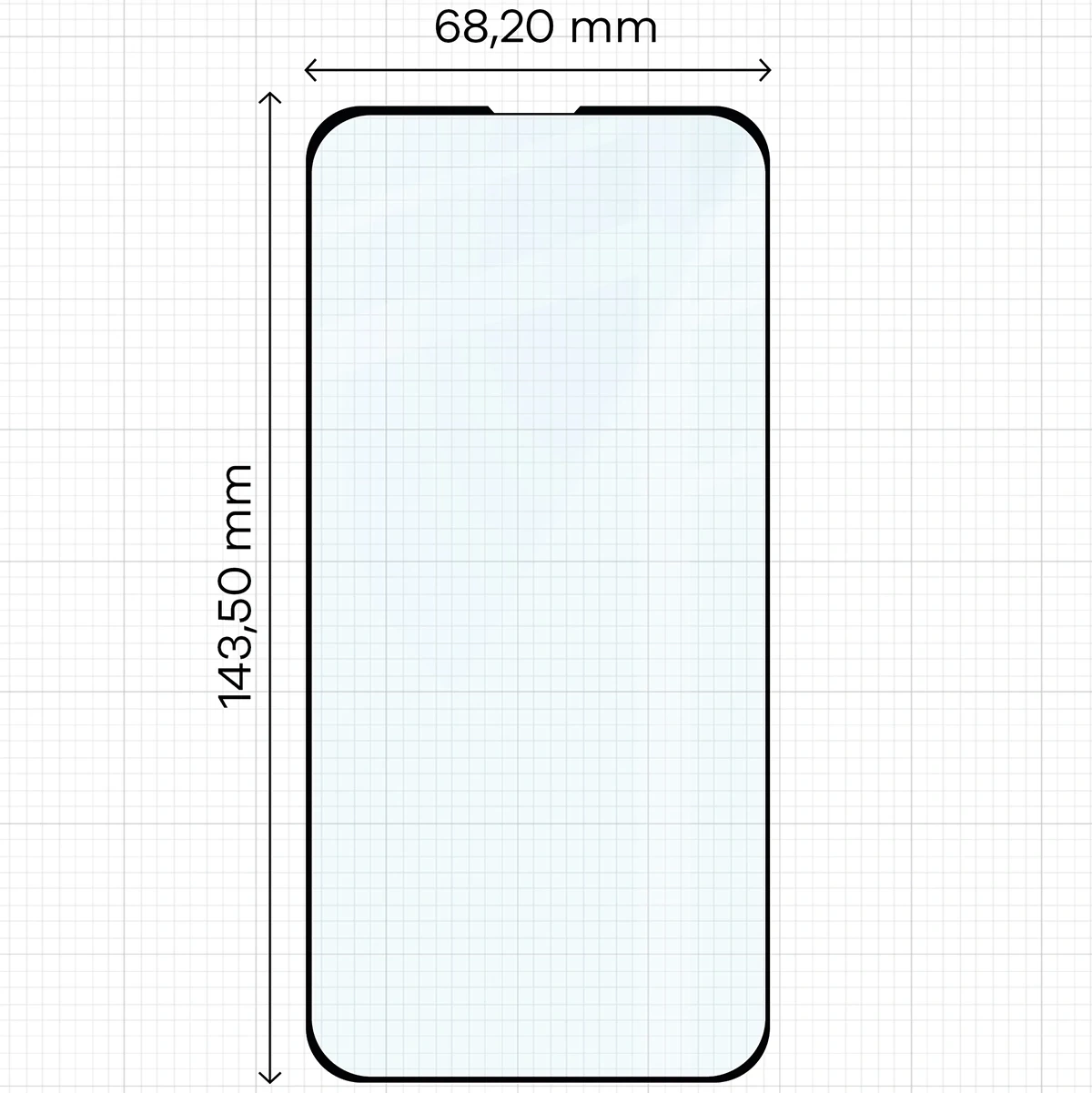 Kryt Bizon Edge 2 Pack 2x tempered glass + 1x lens protection Apple iPhone 17e / 16e