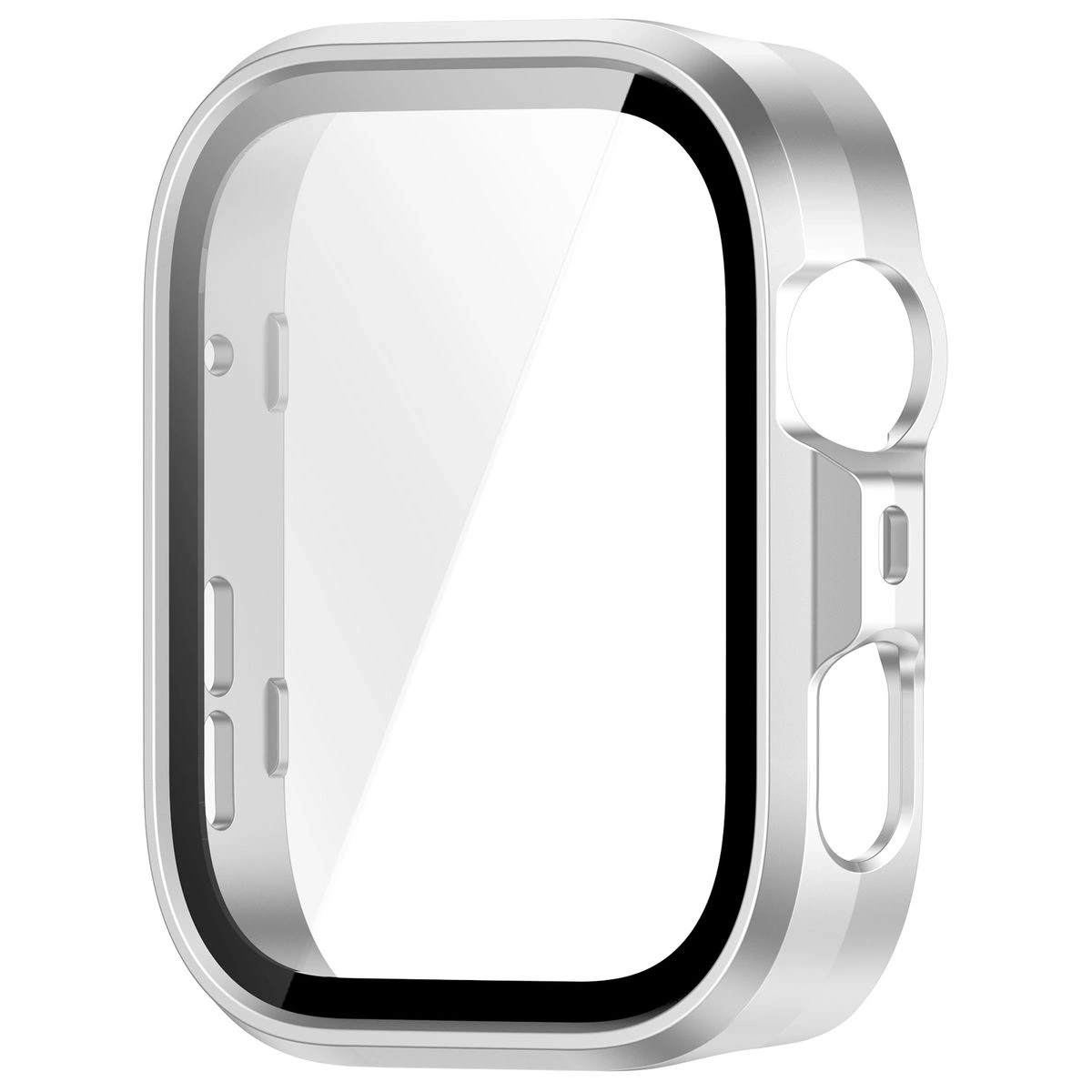 Kryt Bizon Case+Glass Watch Huawei Watch Fit 4 Pro satin silver