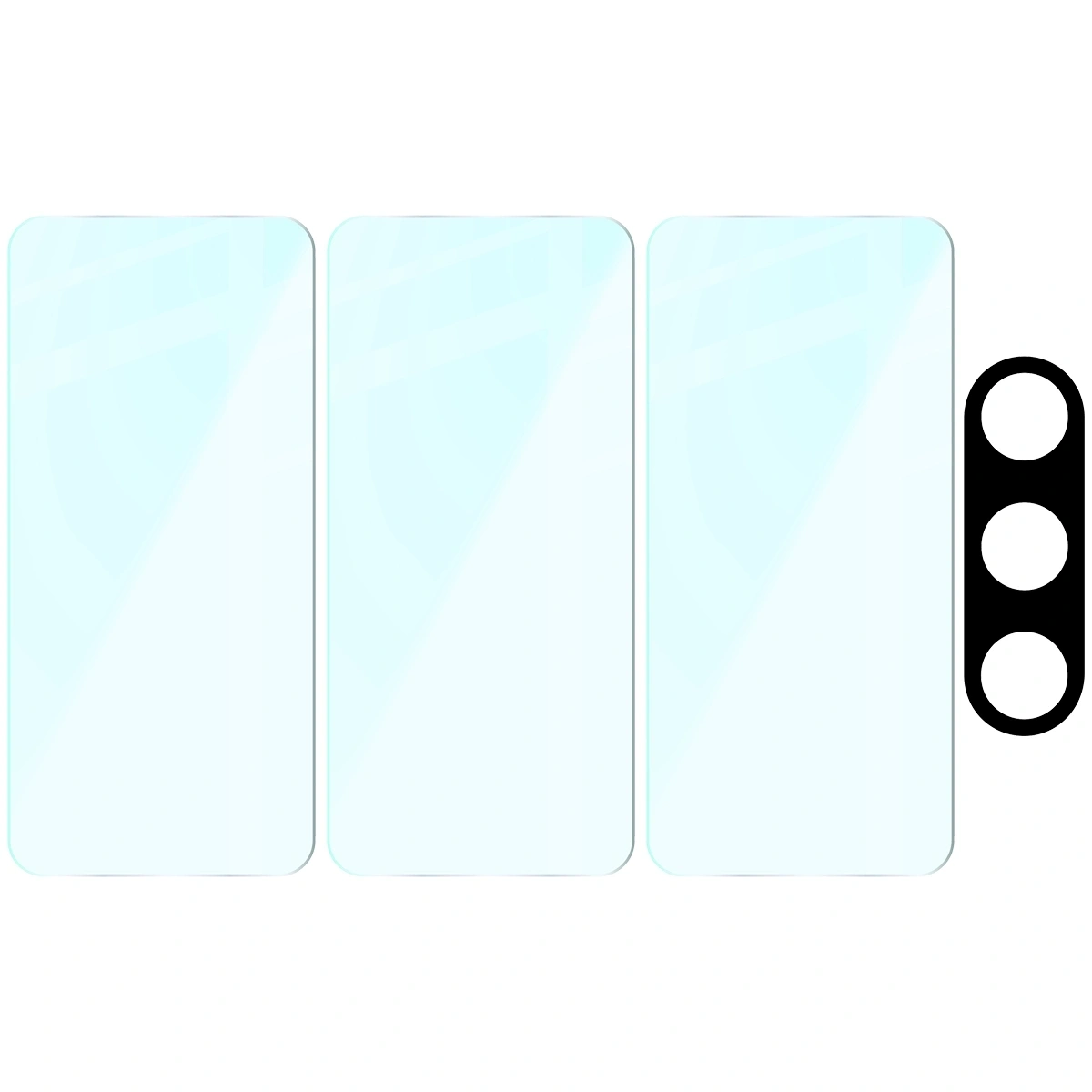 Ochranné sklo Bizon Glass Clear 2 Pack 3x tempered glass + 1x lens protection Samsung Galaxy A36 5G