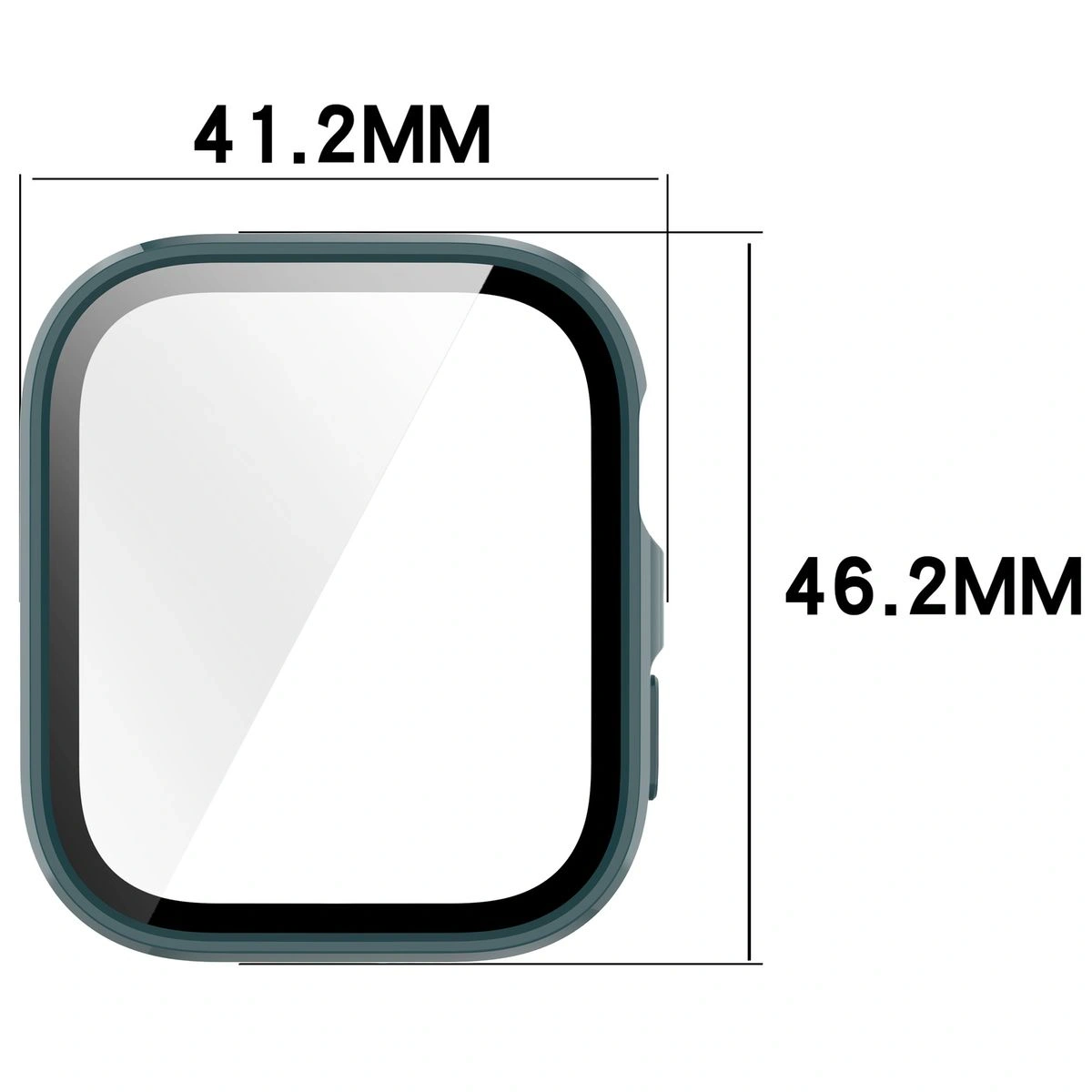 Kryt Bizon Case+Glass Watch Huawei Watch Fit 4 green