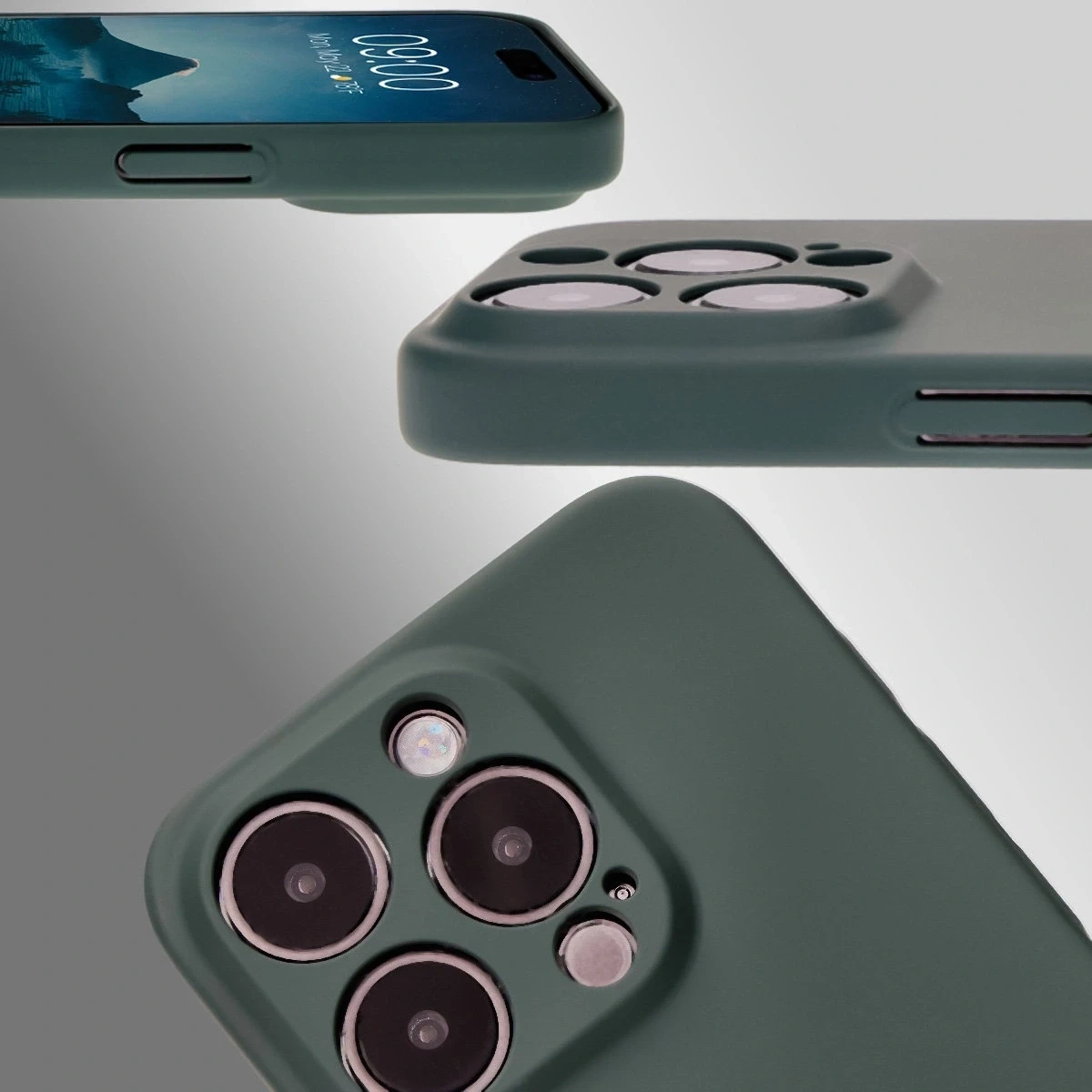 Kryt Bizon Case Lupka Apple iPhone 15 Pro green
