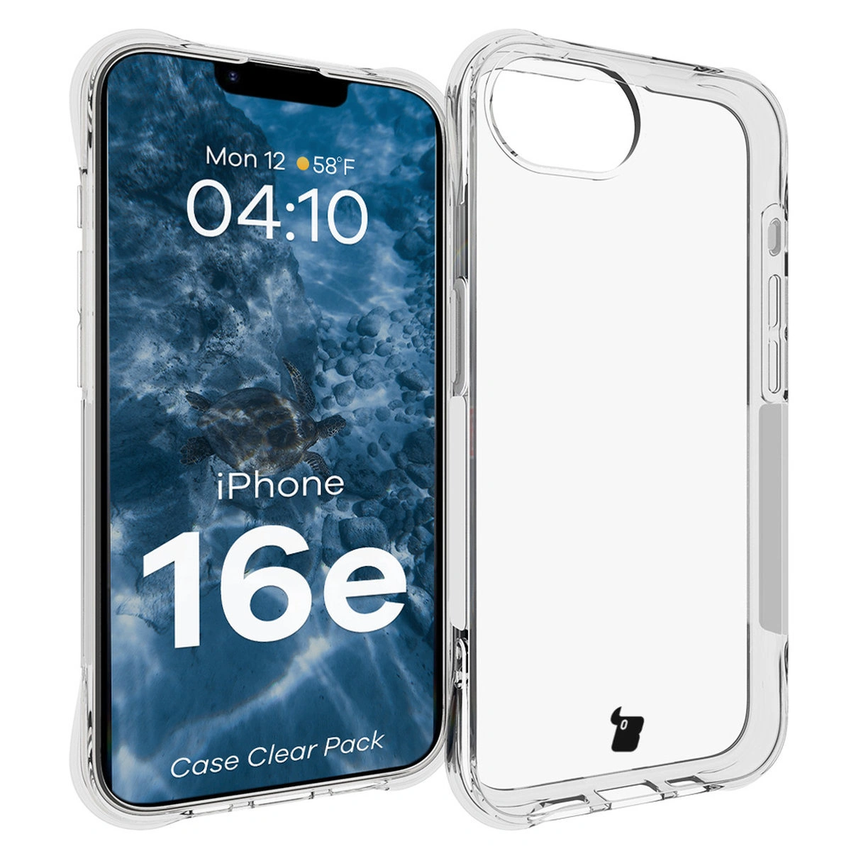 Kryt Bizon Case Clear Pack case + 2x tempered glass + lens protection Apple iPhone 17e / 16e