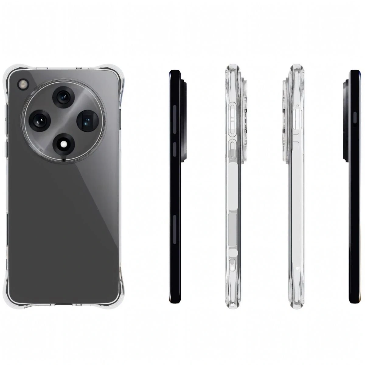 Kryt Bizon Case Clear Pack case + 2x screen glass Oppo Find X8 Pro