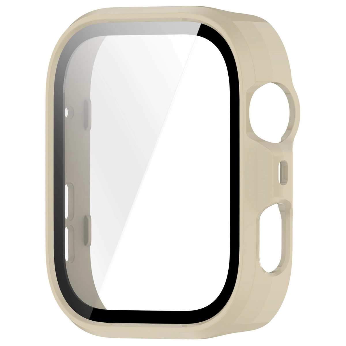 Kryt Bizon Case+Glass Watch Huawei Watch Fit 4 Pro beige