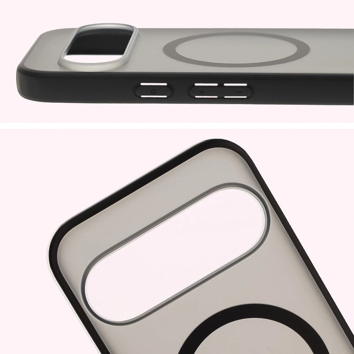 Kryt Bizon Case MatteO Magnetic Pixel 10 / 10 Pro smoky black