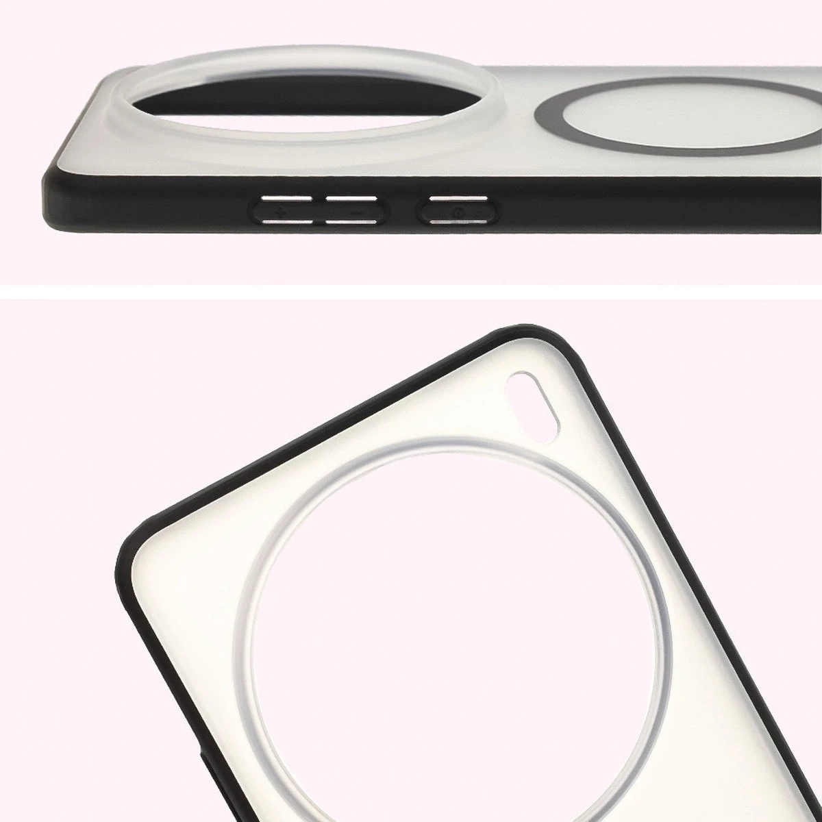 Kryt Bizon Case MatteO Magnetic Vivo X200 Pro smoky black