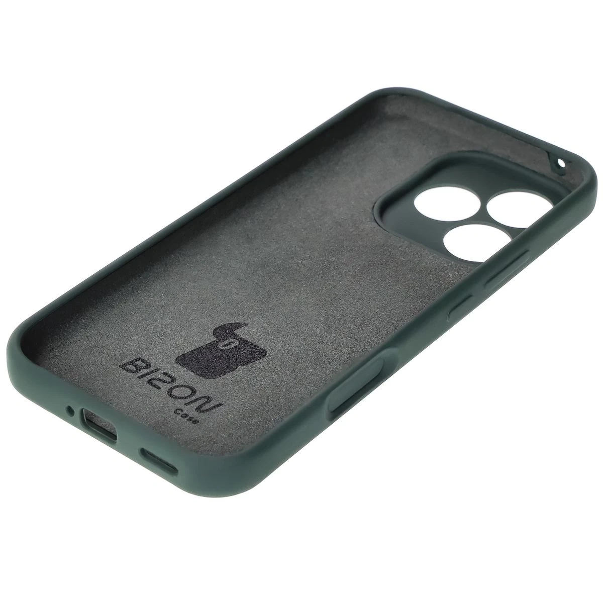 Kryt Bizon Soft Case Honor 400 Lite 5G dark green