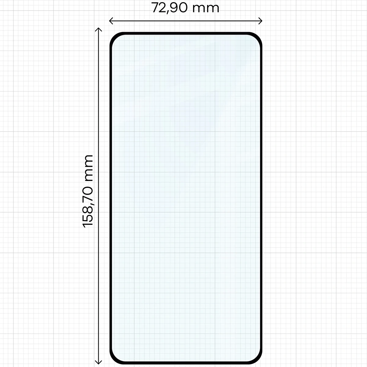 Ochranné sklo Bizon Glass Edge 2 Realme GT 7 / Realme GT 7T black frame