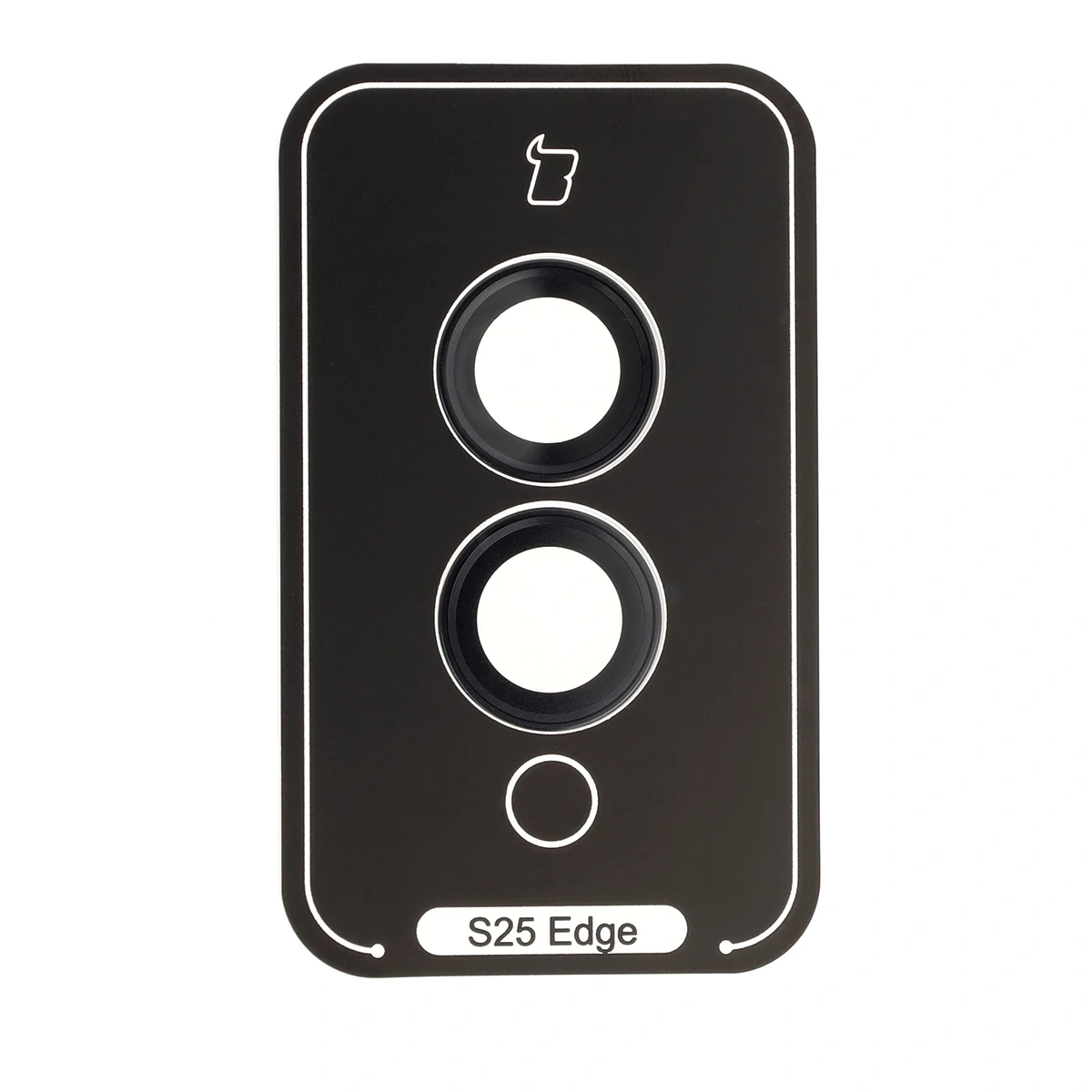 Ochranné sklo Bizon Glass Snap Lens Samsung Galaxy S25 Edge black frame
