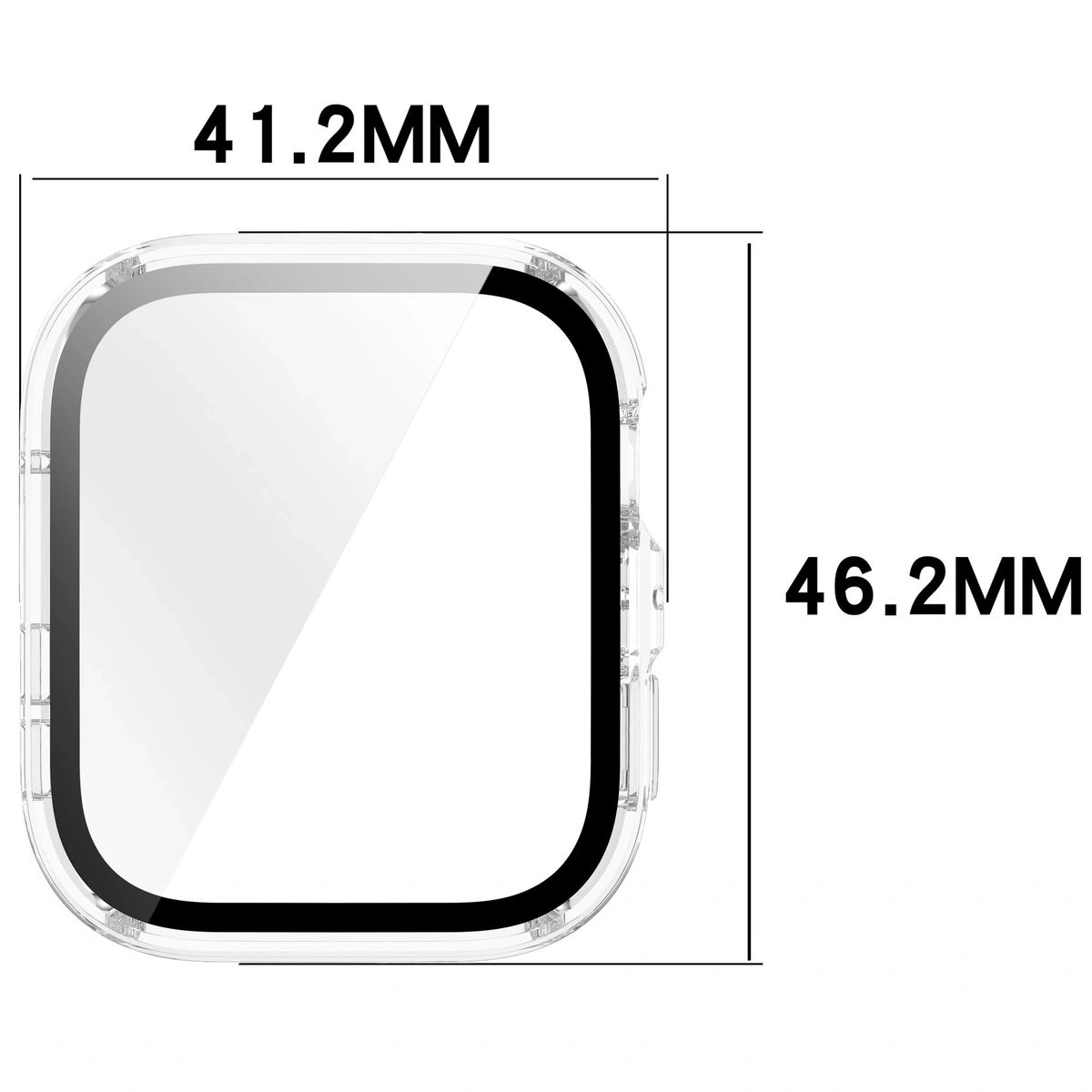 Kryt Bizon Case+Glass Watch Huawei Watch Fit 4 clear