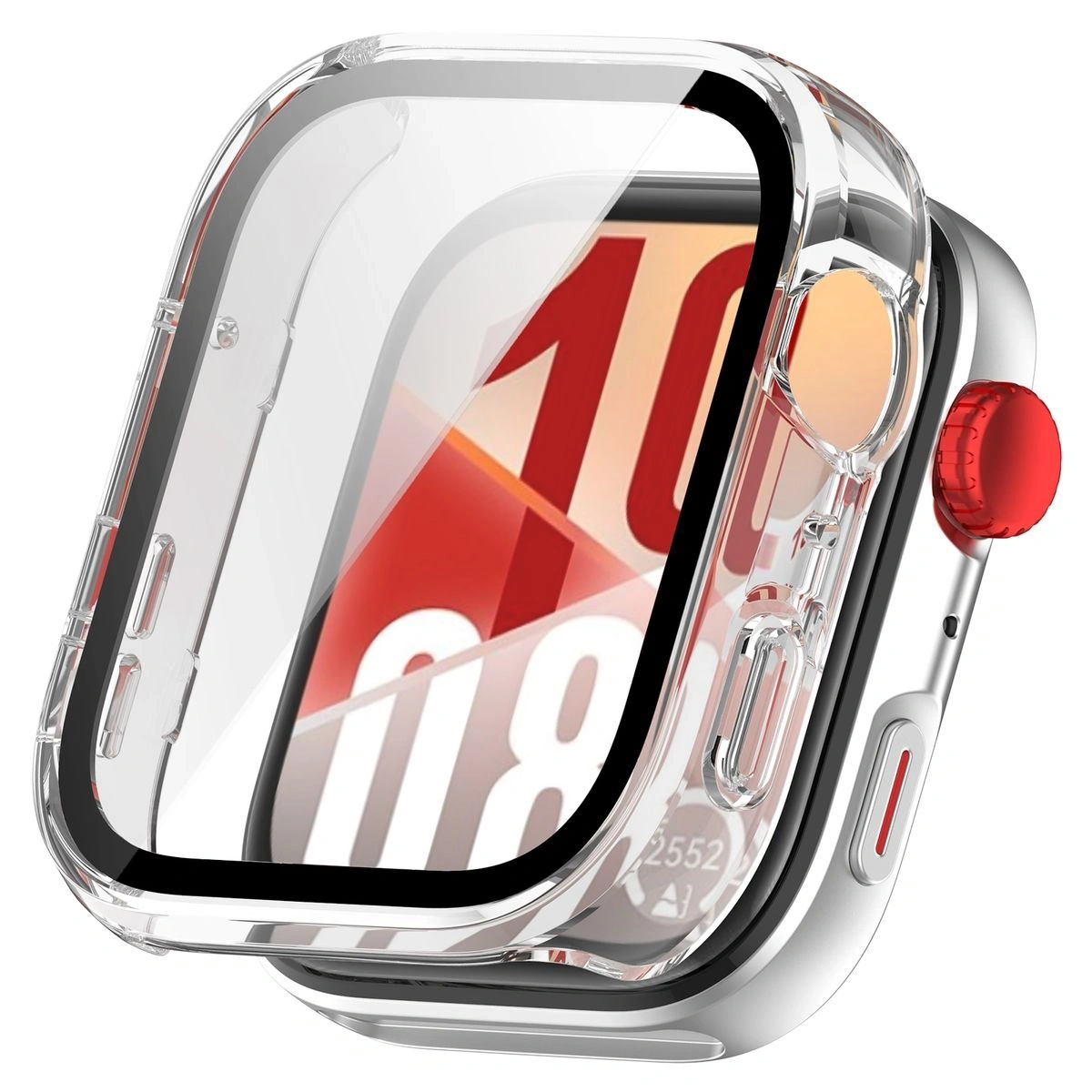 Kryt Bizon Case+Glass Watch Huawei Watch Fit 4 clear