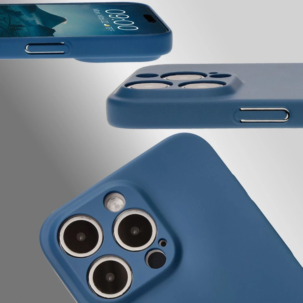 Kryt Bizon Case Lupka Apple iPhone 15 Pro Max blue