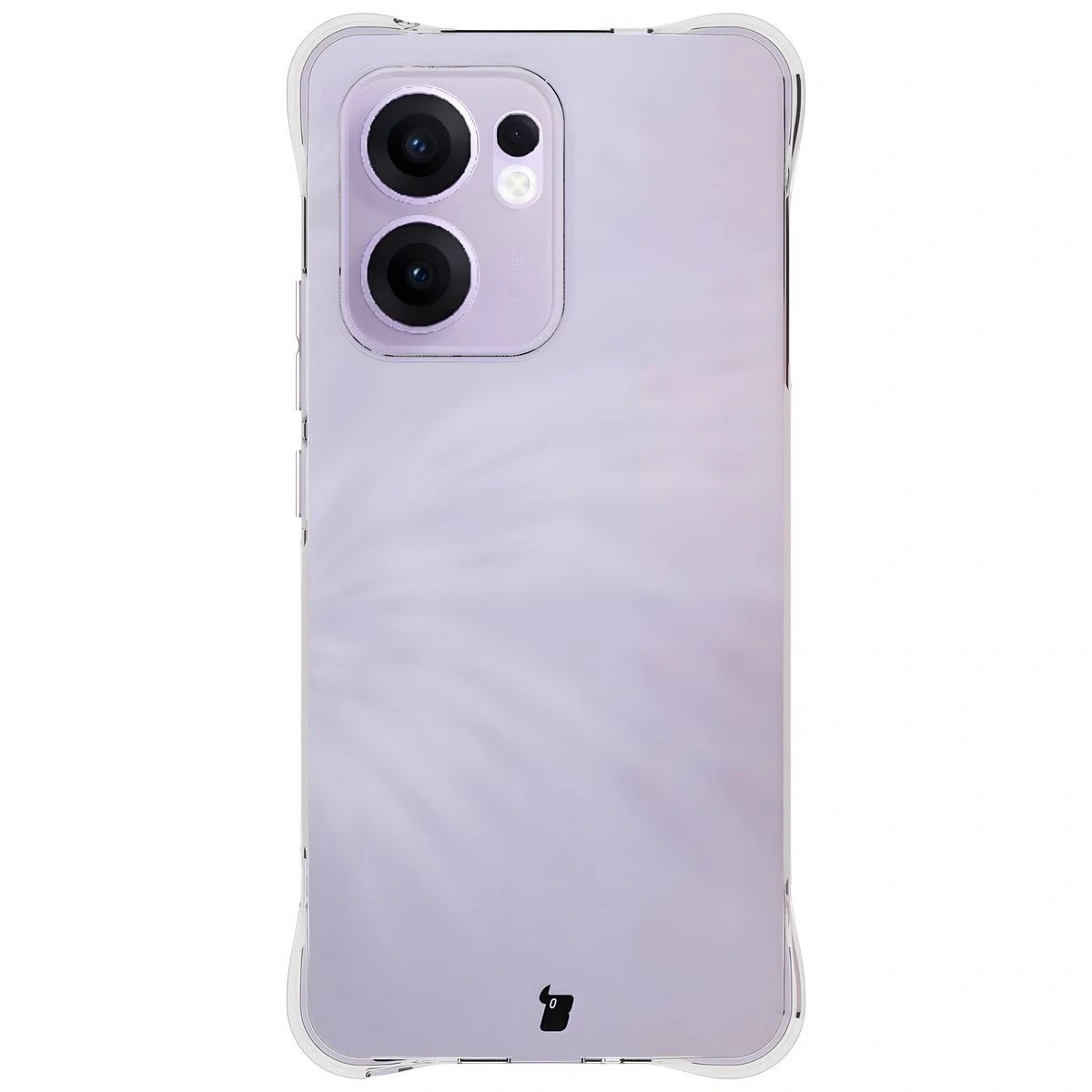 Kryt Bizon Case Clear Pack case + 2x screen glass Oppo Reno13F