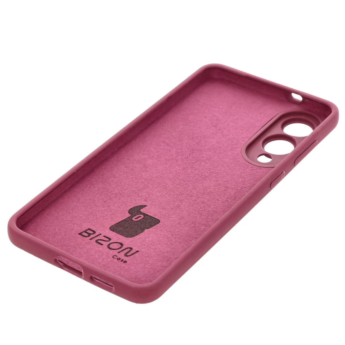 Kryt Bizon Soft Case Samsung Galaxy S25 Edge dark purple