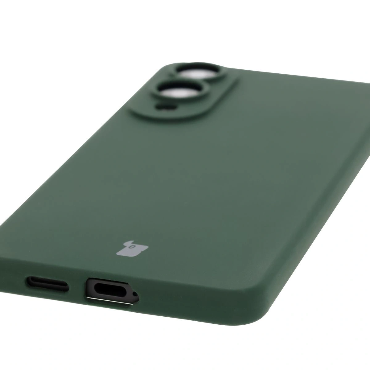 Kryt Bizon Soft Case Samsung Galaxy S25 Edge dark green