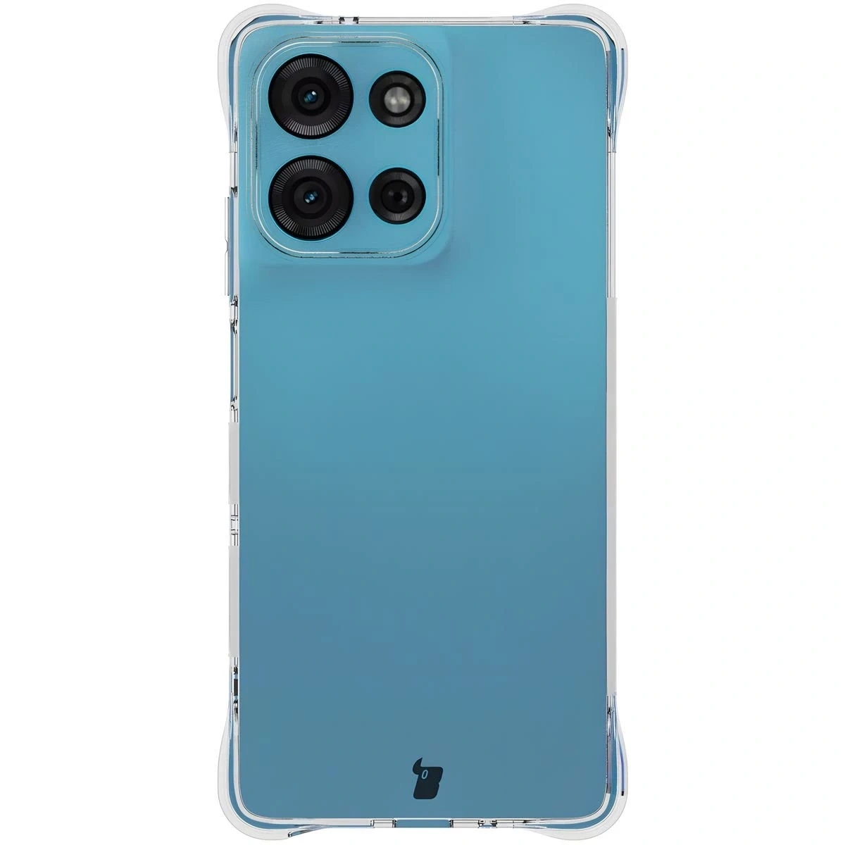 Kryt Bizon Case Clear Pack flexible case + 2x screen film Motorola Moto G75 5G
