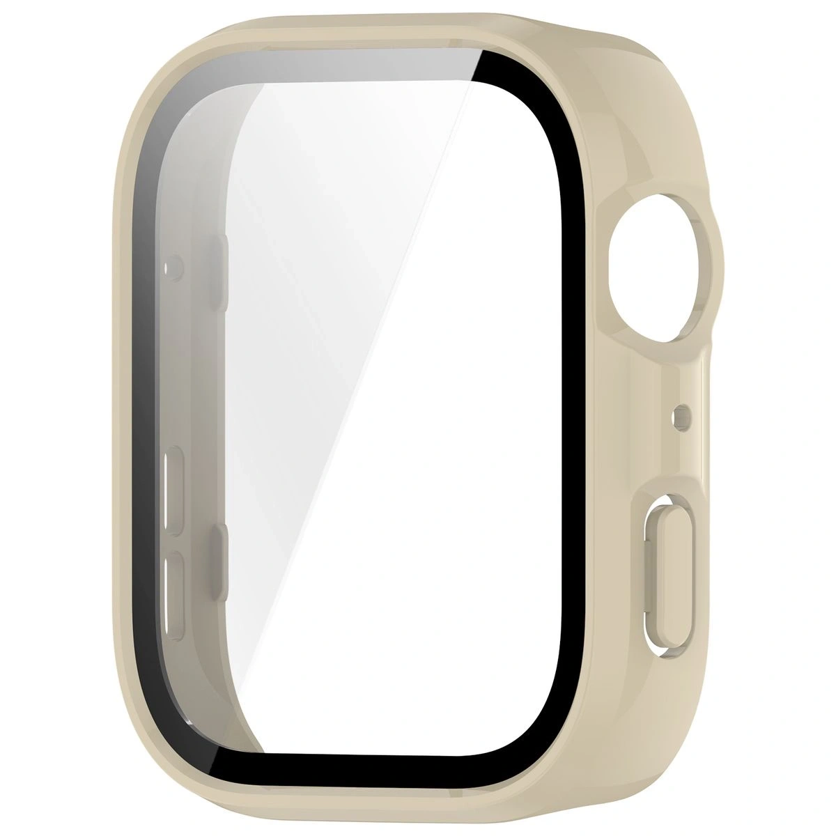 Kryt Bizon Case+Glass Watch Huawei Watch Fit 4 beige