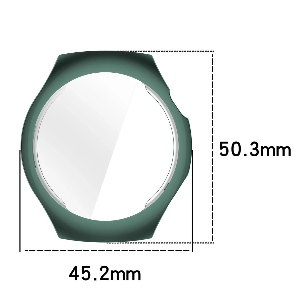 Kryt Bizon Case Watch Felipe Huawei Watch 5 42mm green