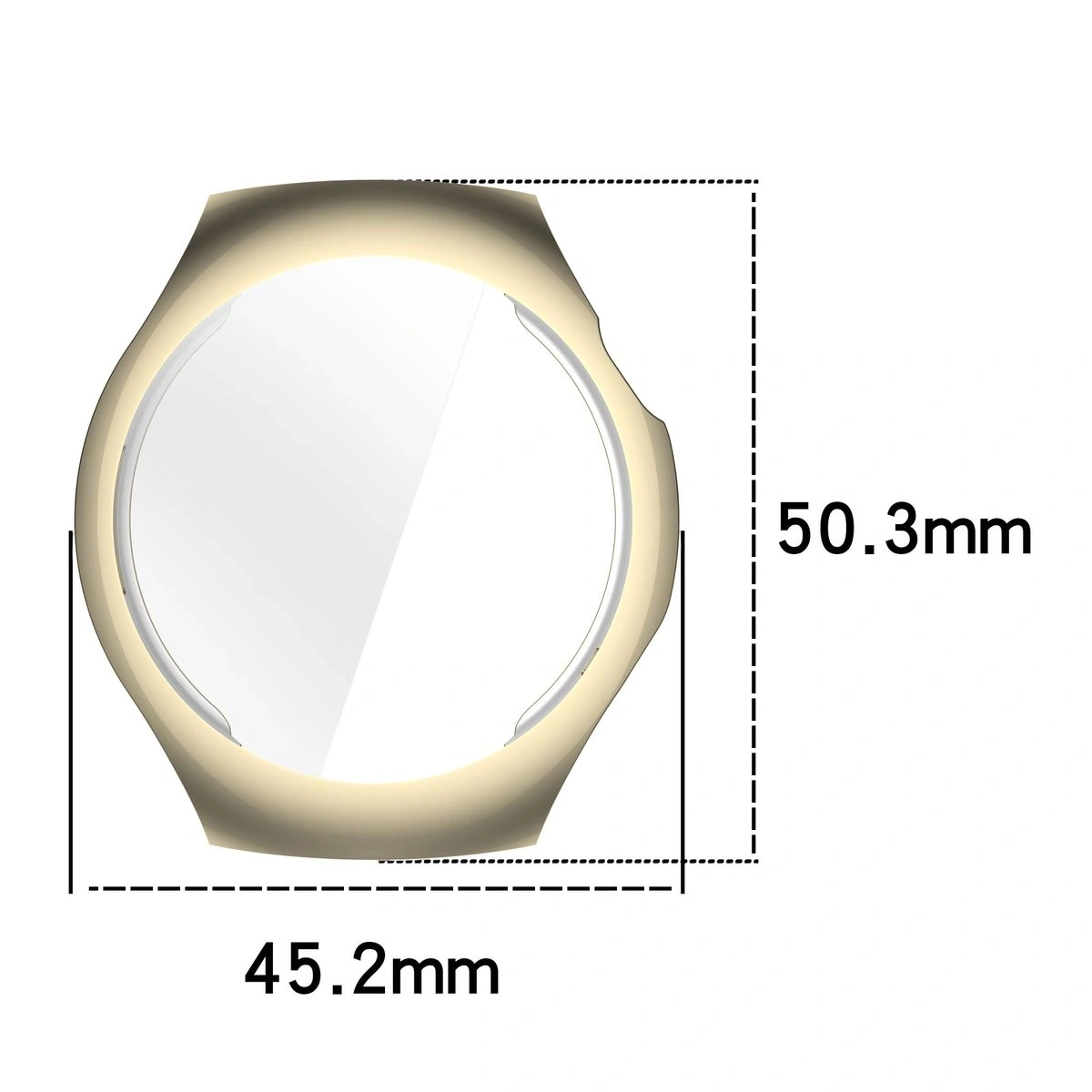 Kryt Bizon Case Watch Felipe Huawei Watch 5 42mm gold