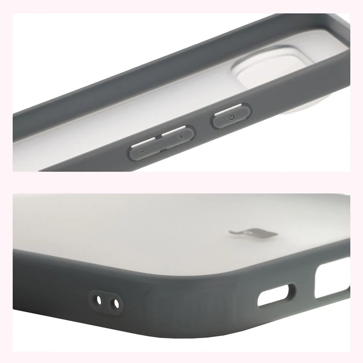 Kryt Bizon Case Angelo Google Pixel 10 Pro XL semi-transparent with a gray frame