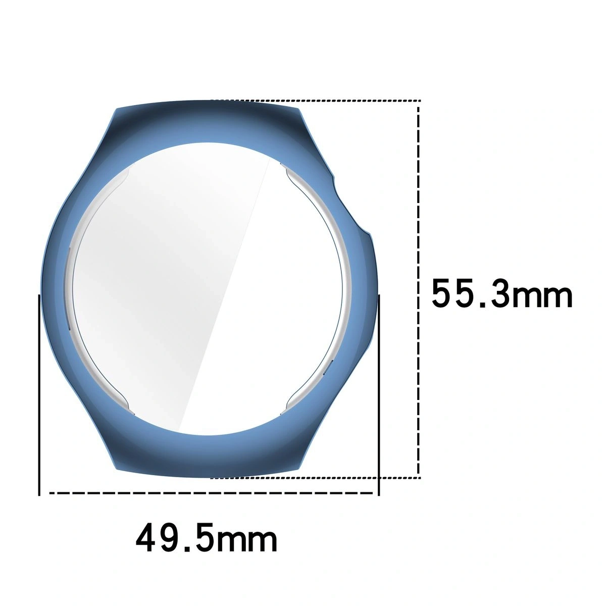 Kryt Bizon Case Watch Felipe Huawei Watch 5 46mm blue