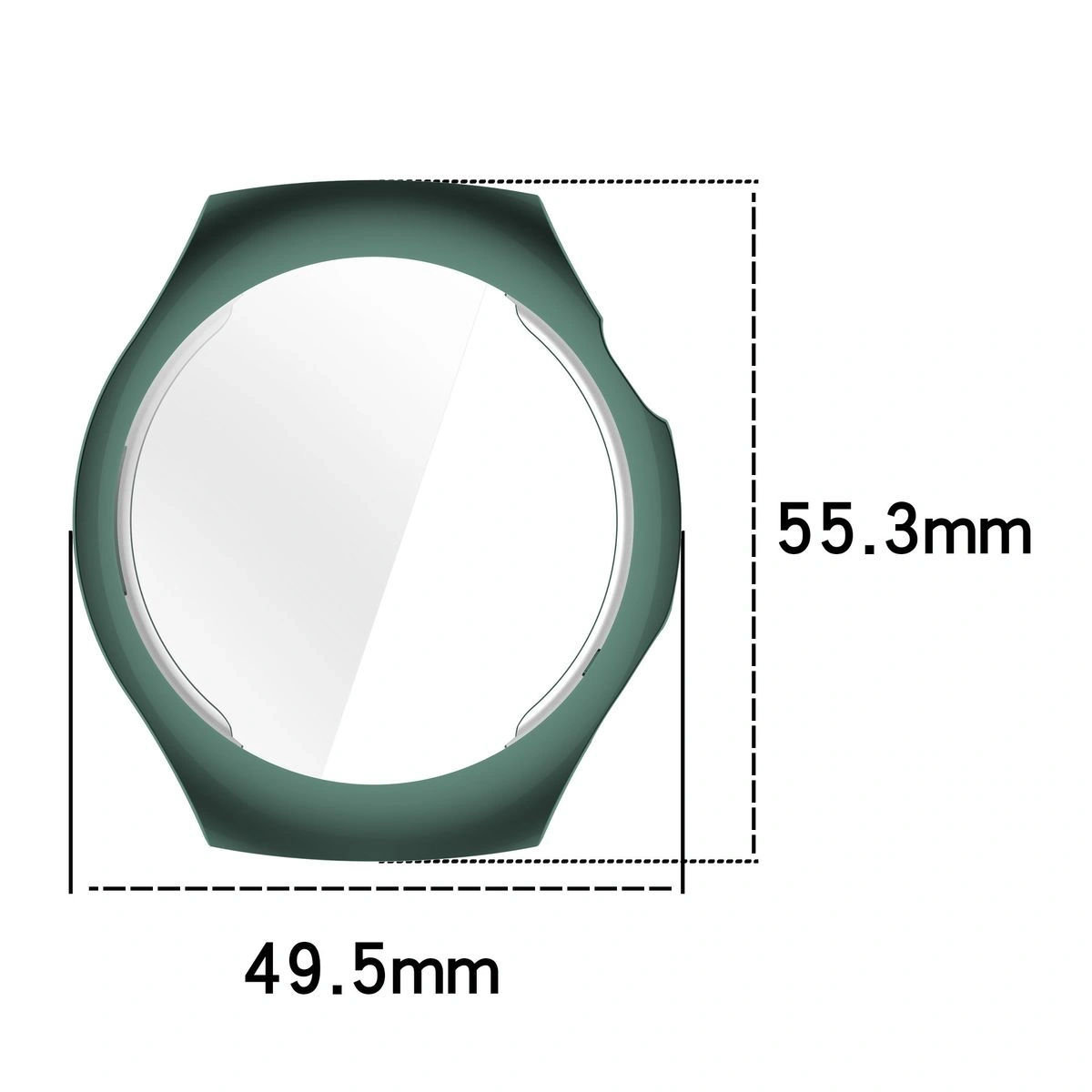 Kryt Bizon Case Watch Felipe Huawei Watch 5 46mm green