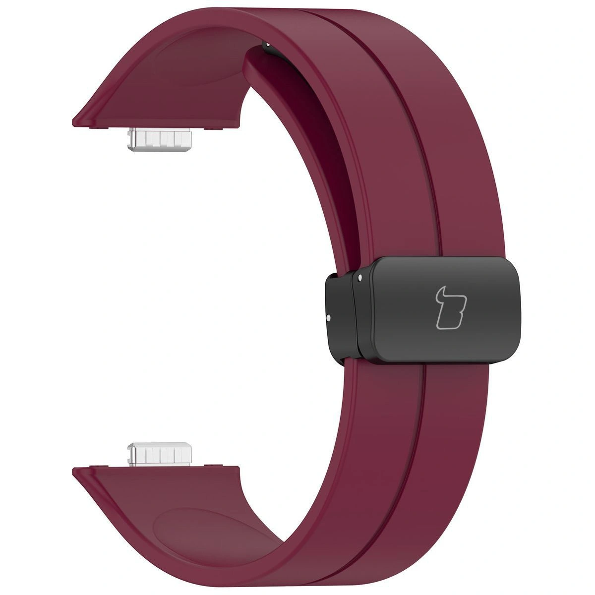 Kryt Bizon Strap Watch Silicone L Huawei Watch Fit 4 Pro / Fit 4 / Fit 3 burgundy