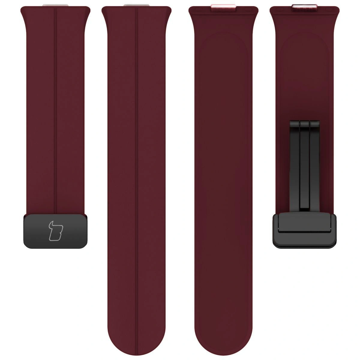Kryt Bizon Strap Watch Silicone L Huawei Watch Fit 4 Pro / Fit 4 / Fit 3 burgundy