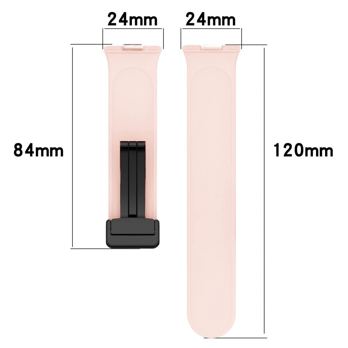 Kryt Bizon Strap Watch Silicone L Huawei Watch Fit 4 Pro / Fit 4 / Fit 3 pink