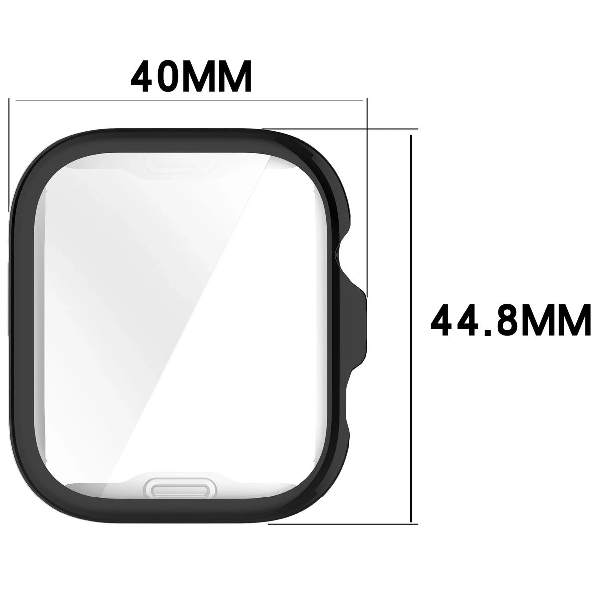 Kryt Bizon Case Watch Felipe Huawei Watch Fit 4 black