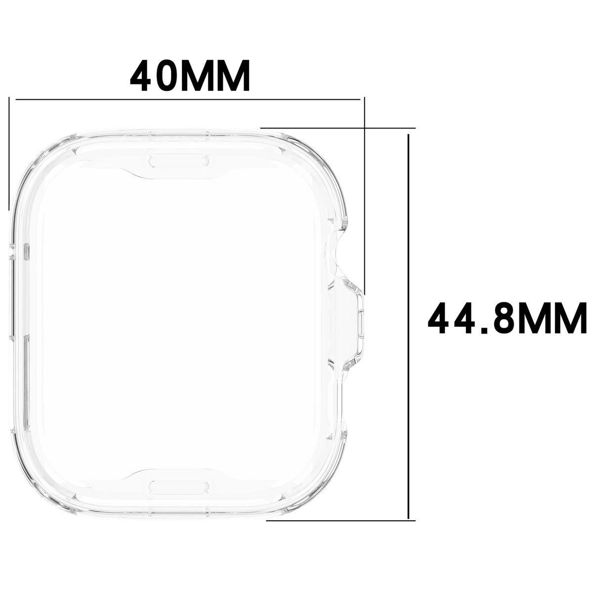 Kryt Bizon Case Watch Felipe Huawei Watch Fit 4 clear