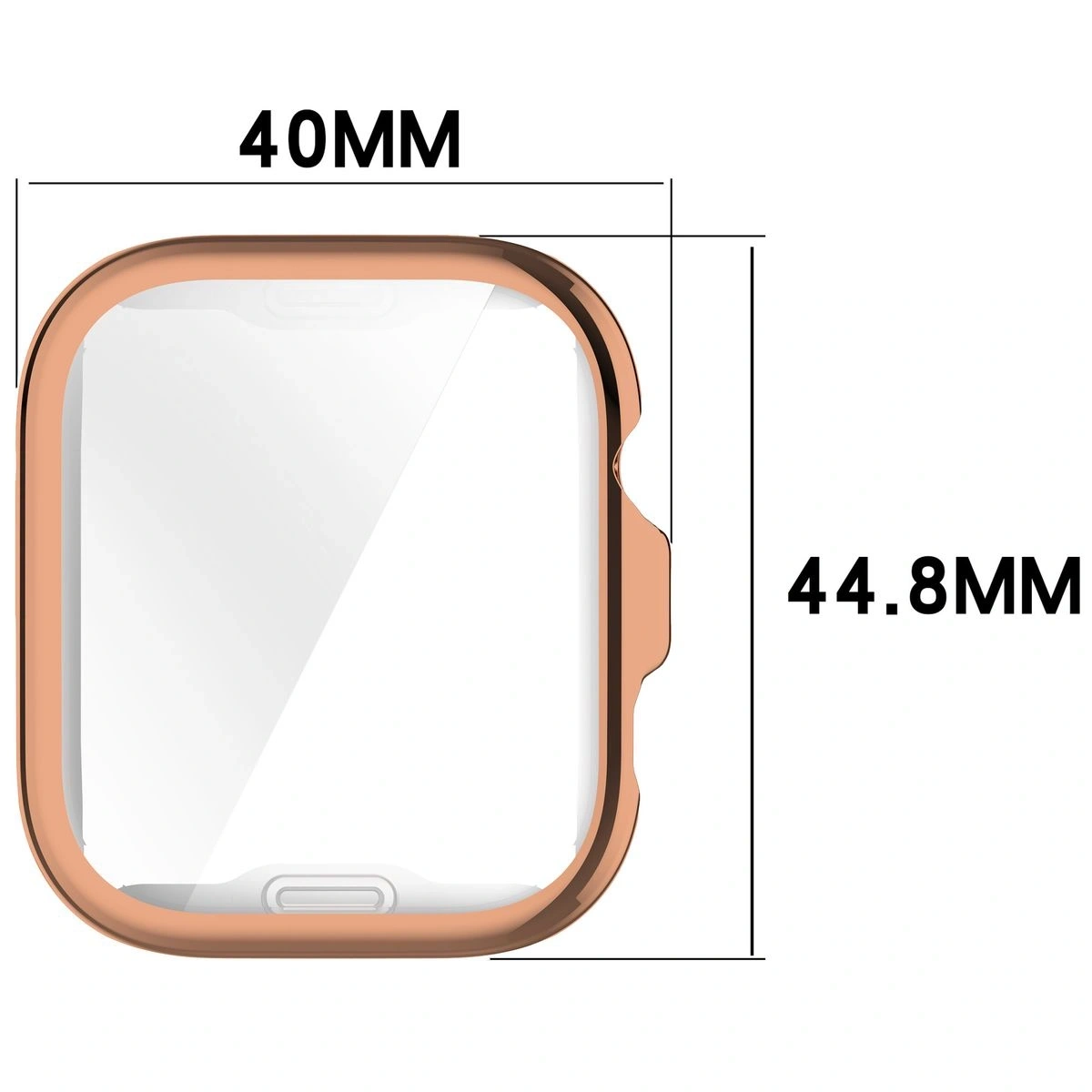 Kryt Bizon Case Watch Felipe Huawei Watch Fit 4 rose gold
