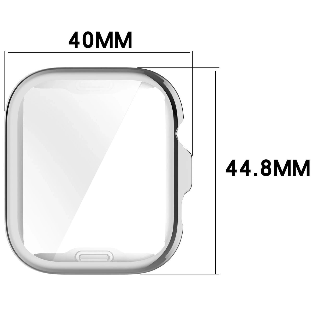Kryt Bizon Case Watch Felipe Huawei Watch Fit 4 silver