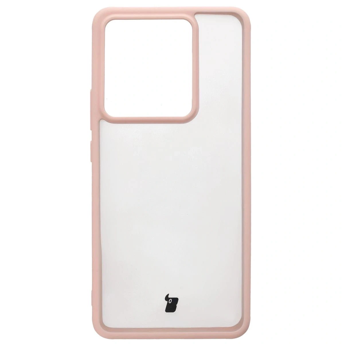 Kryt Bizon Case Angelo Realme GT 7 / 7T semi-transparent with a pink frame
