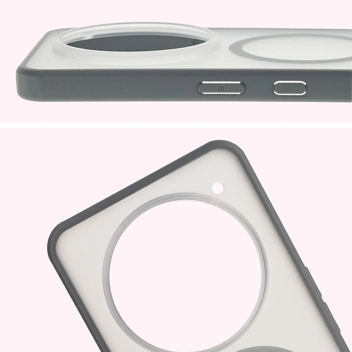 Kryt Bizon Case MatteO Magnetic Nothing Phone (3a) Pro smoky grey