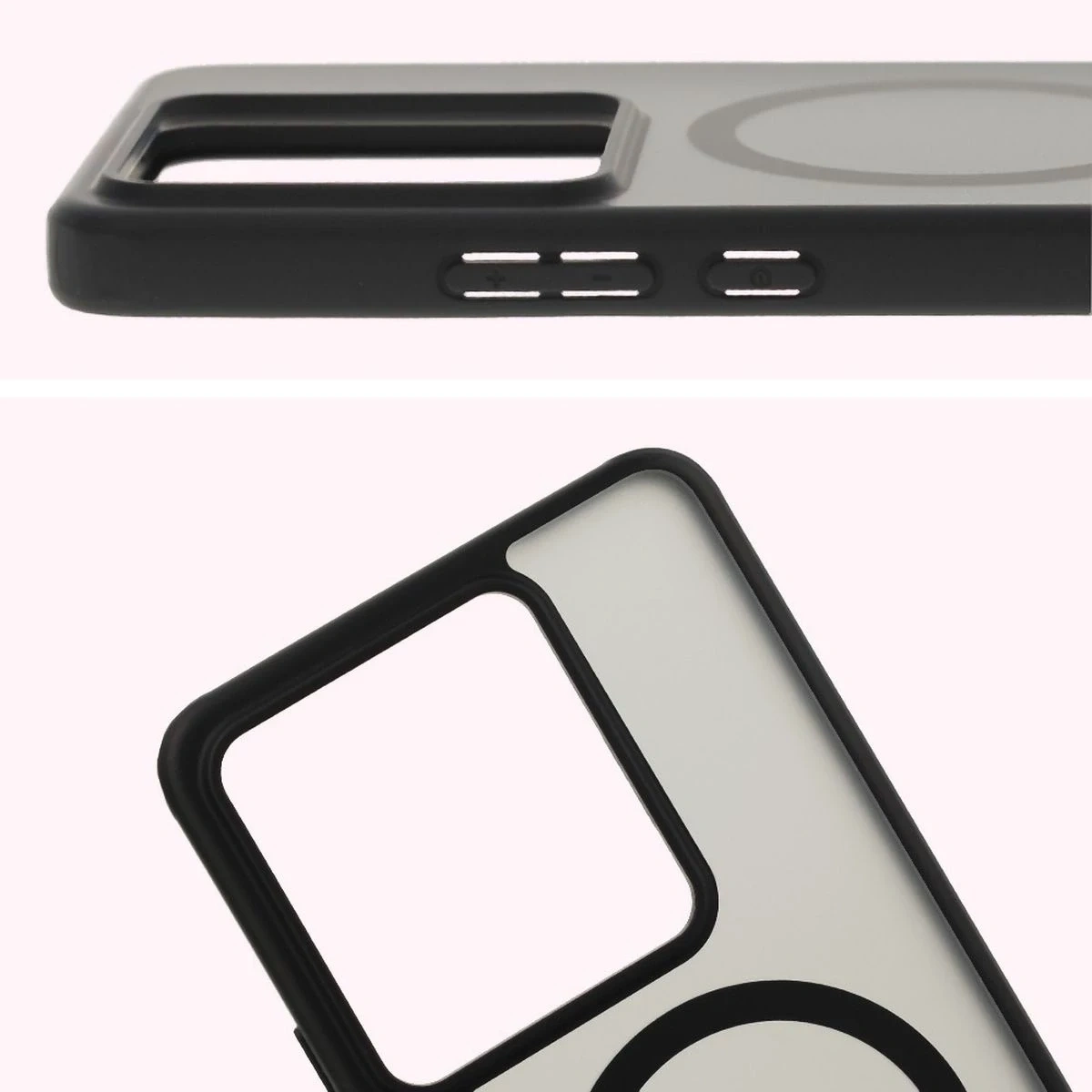 Kryt Bizon Case MatteO Magnetic Realme GT 7 / 7T smoky black