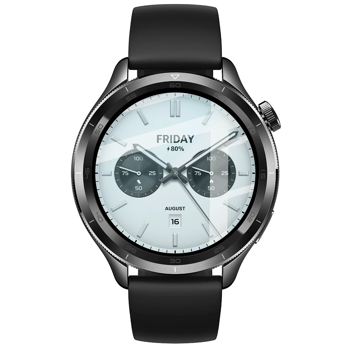 Ochranné sklo Bizon Glass Watch Edge Hybrid Xiaomi Watch S4 black