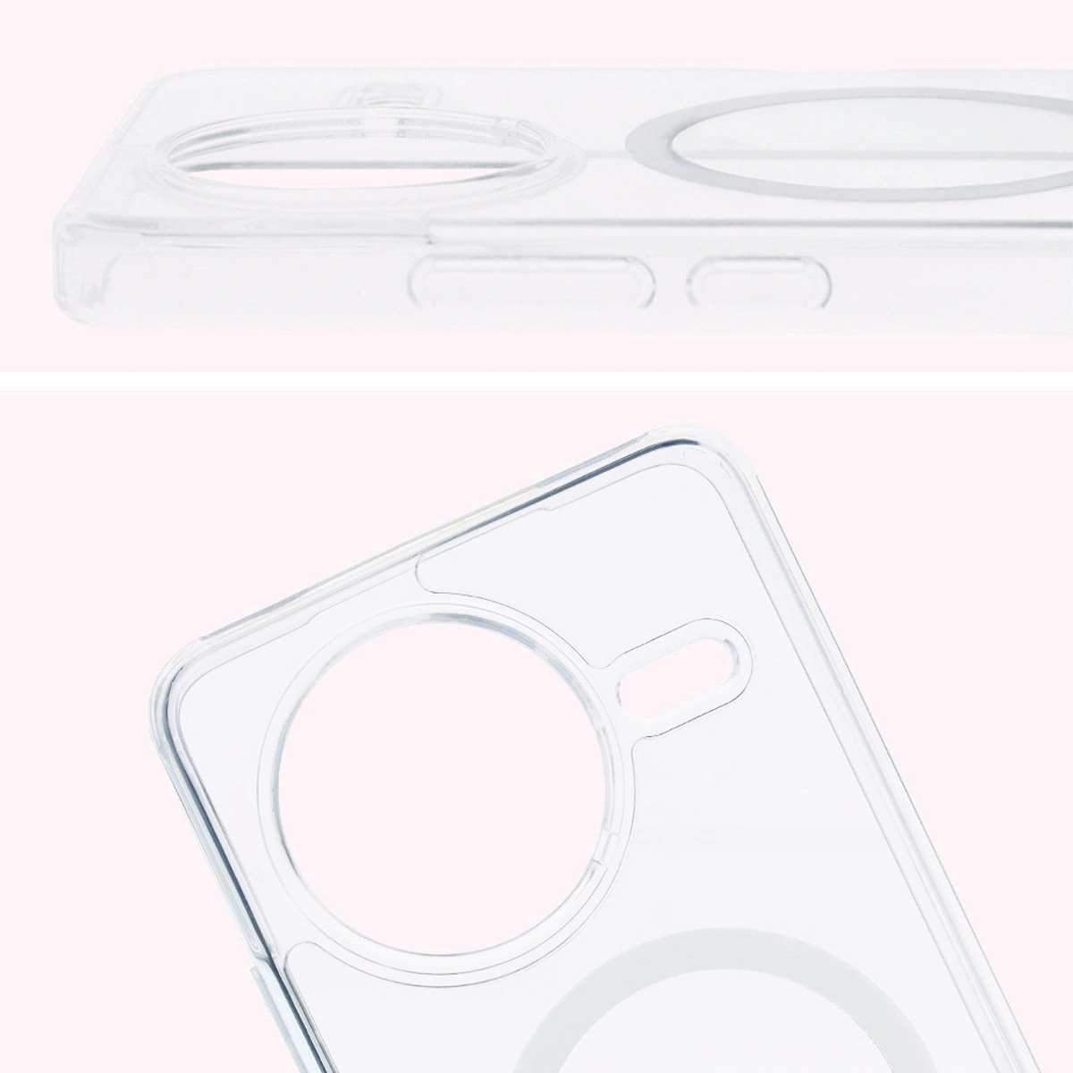 Kryt Bizon Case CrystalO Magnetic Xiaomi POCO F7 Pro clear