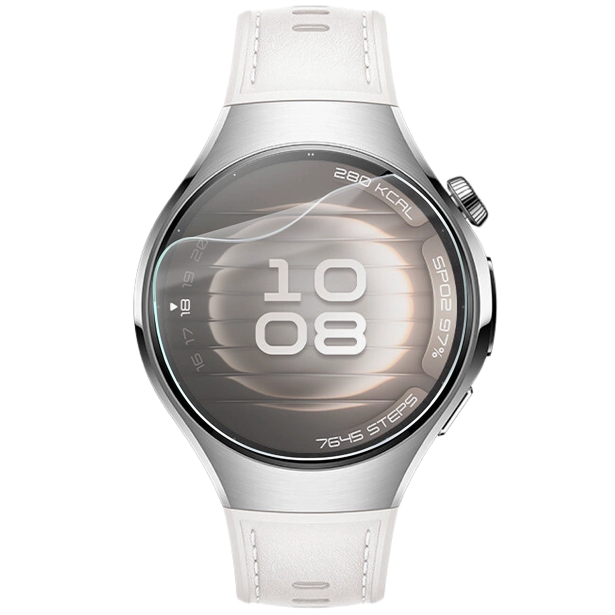 Ochranné sklo Bizon Glass Watch Hydrogel Huawei Watch 5 42mm [2 PACK]