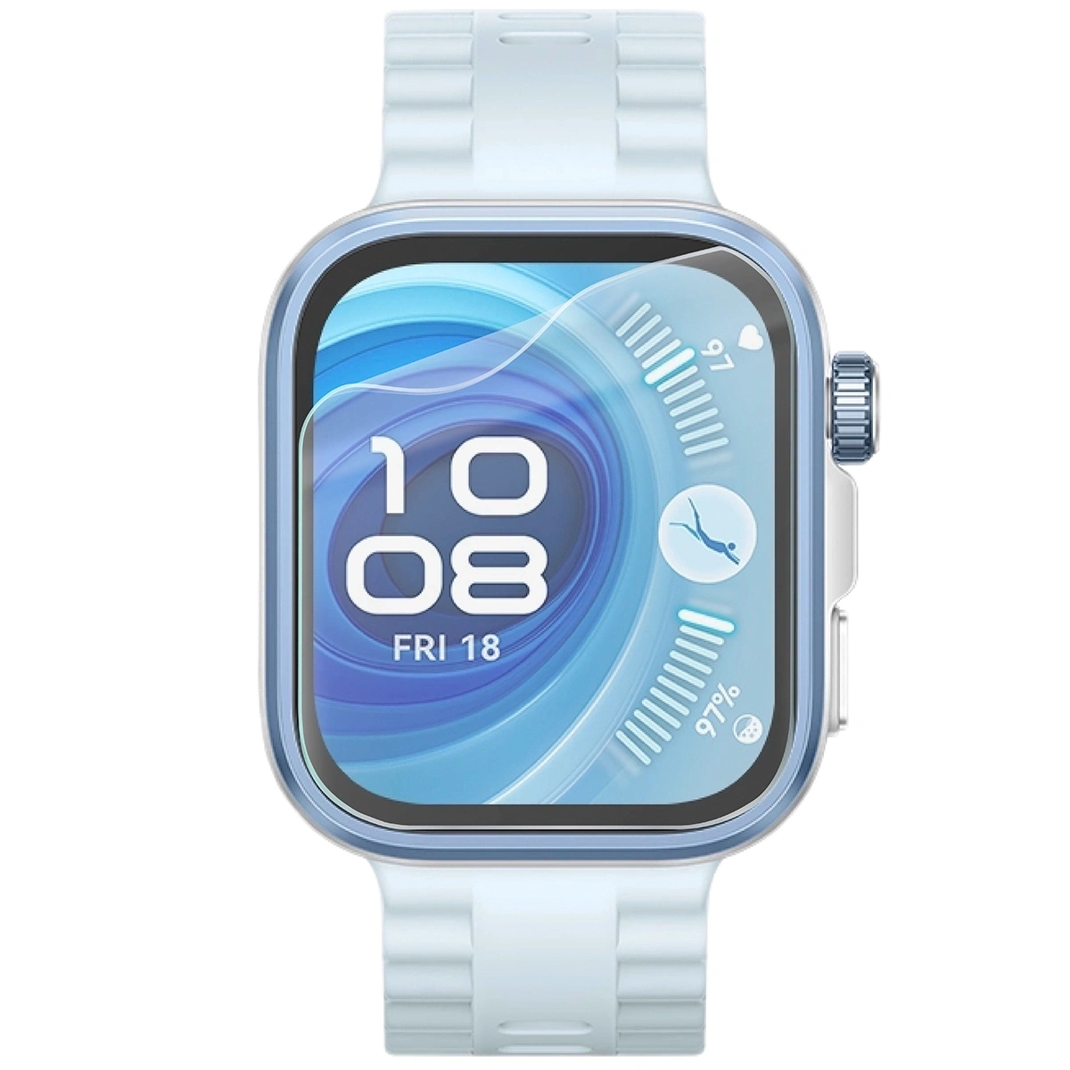 Ochranné sklo Bizon Glass Watch Hydrogel Huawei Watch Fit 4 / 4 Pro [2 PACK]
