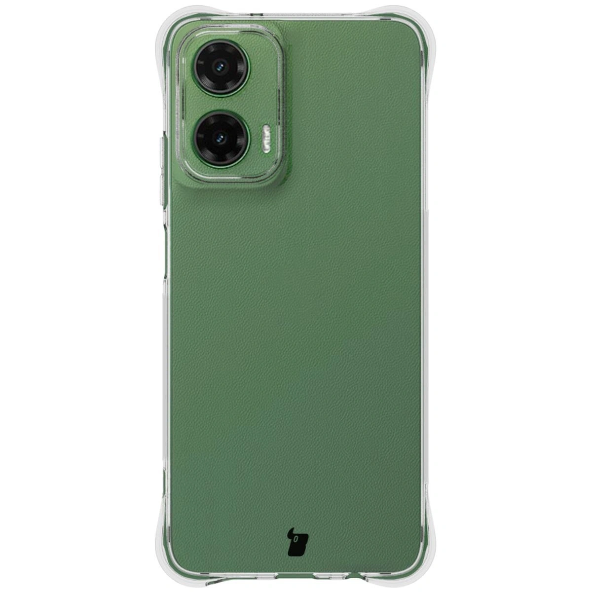 Kryt Bizon Case Clear Pack case + 2x screen film Motorola Moto G35 5G