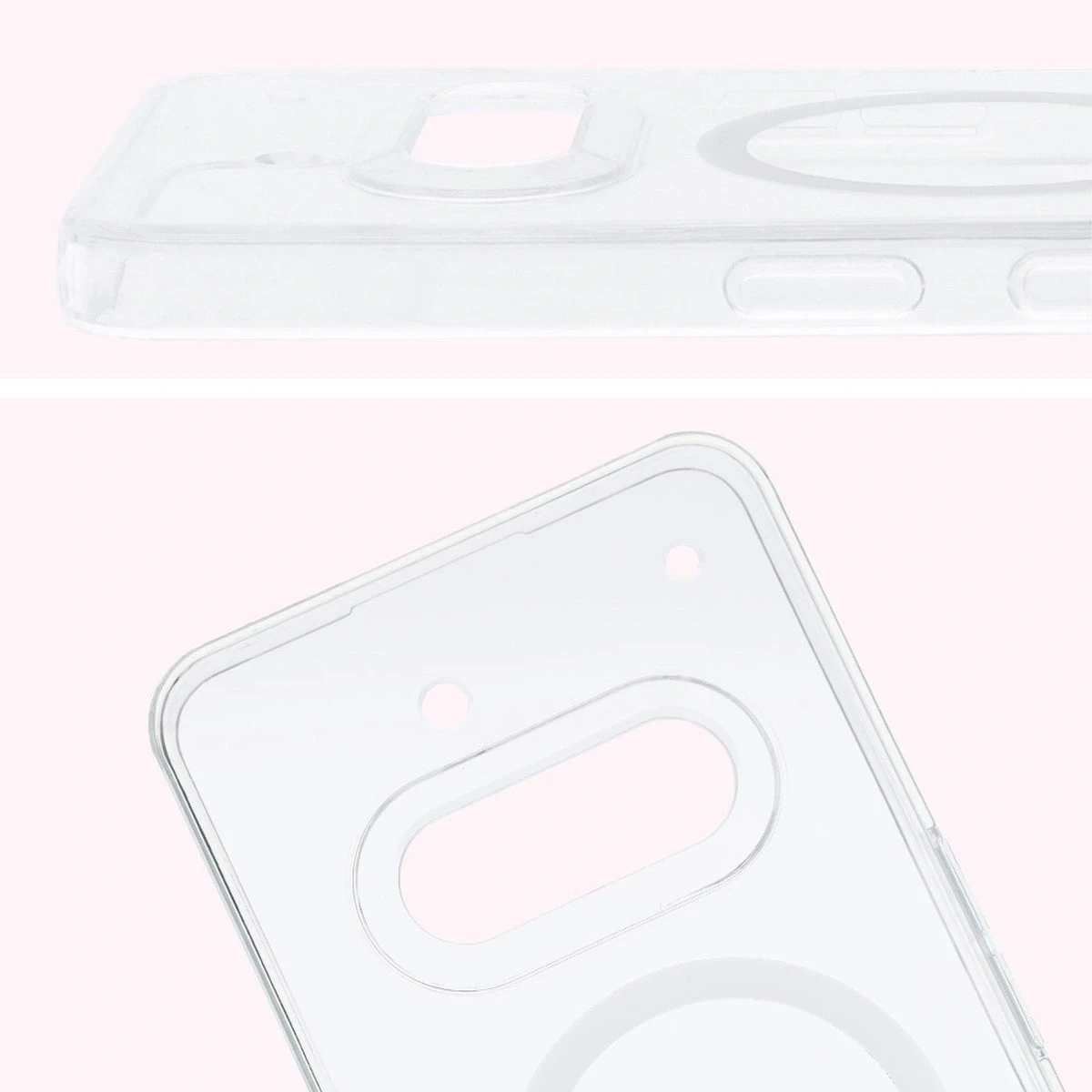 Kryt Bizon Case CrystalO Magnetic Nothing Phone (3a) clear