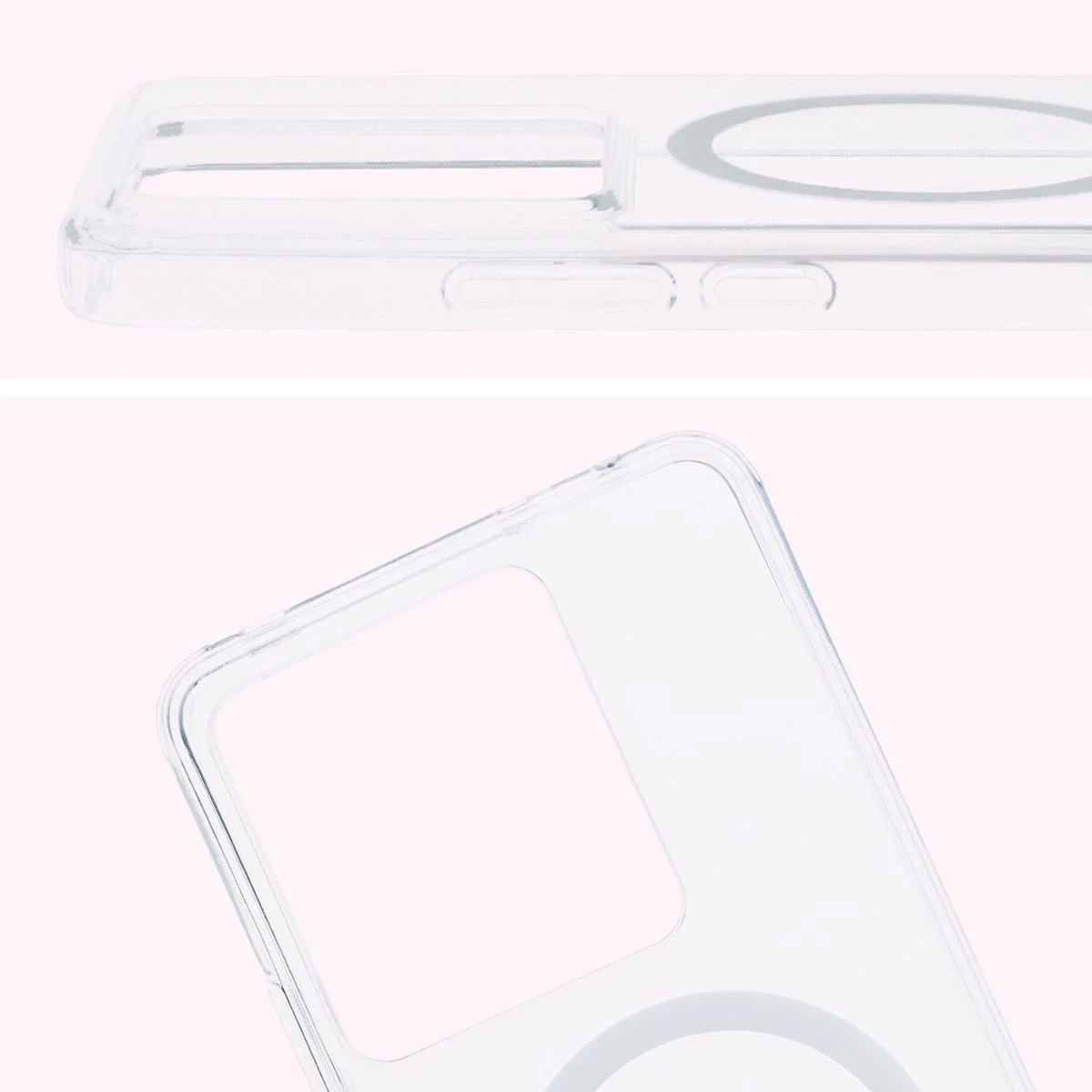 Kryt Bizon Case CrystalO Magnetic Realme GT 7 / 7T clear