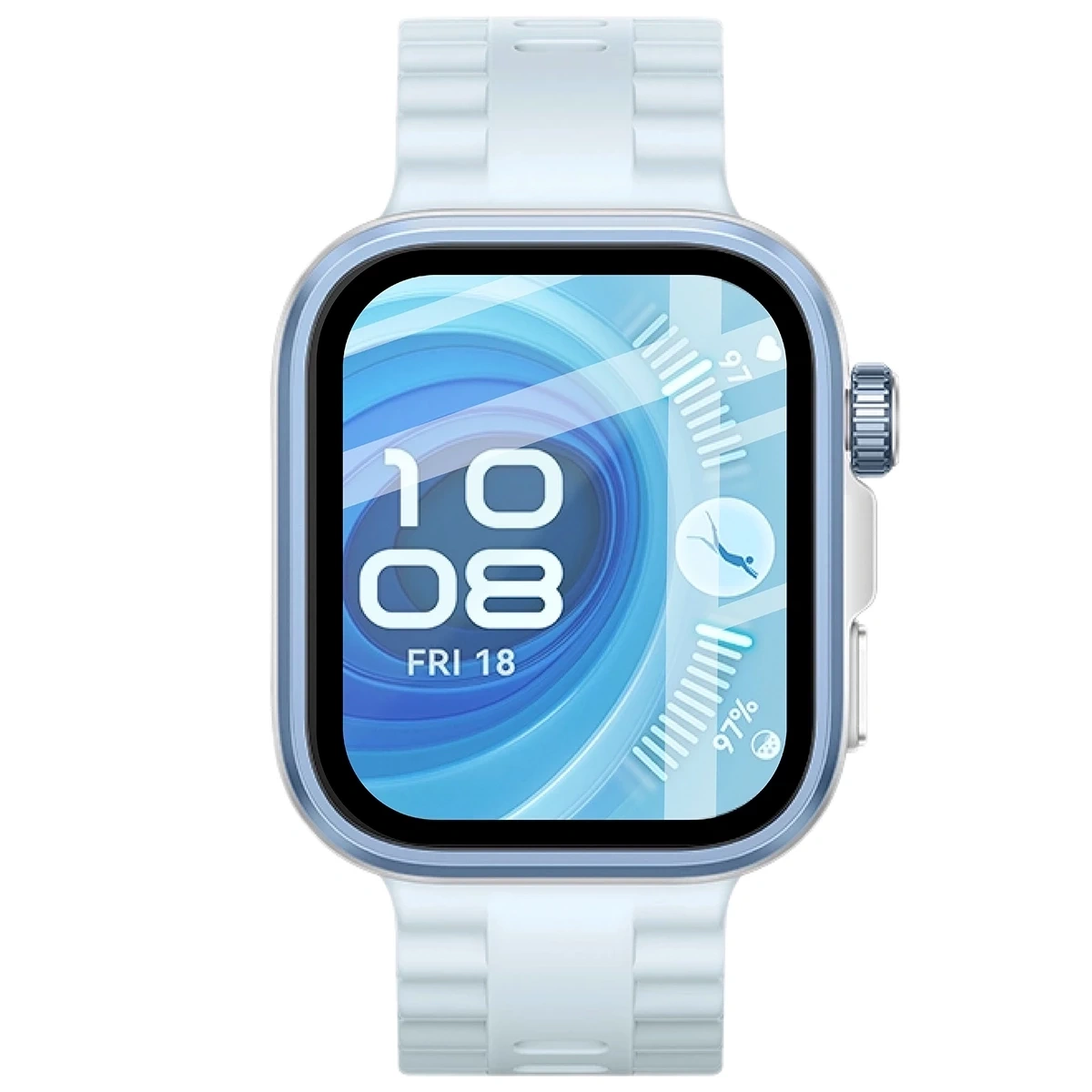 Ochranné sklo Bizon Glass Watch Edge Hybrid Huawei Watch Fit 4 Pro black