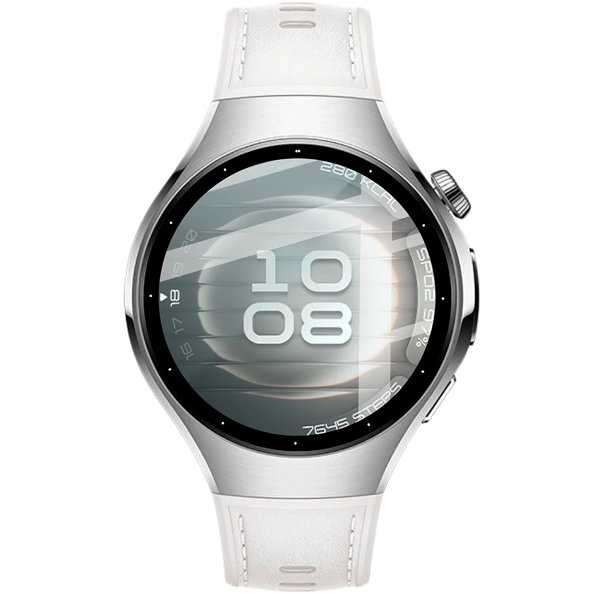 Ochranné sklo Bizon Glass Watch Edge Hybrid Huawei Watch 5 42mm black