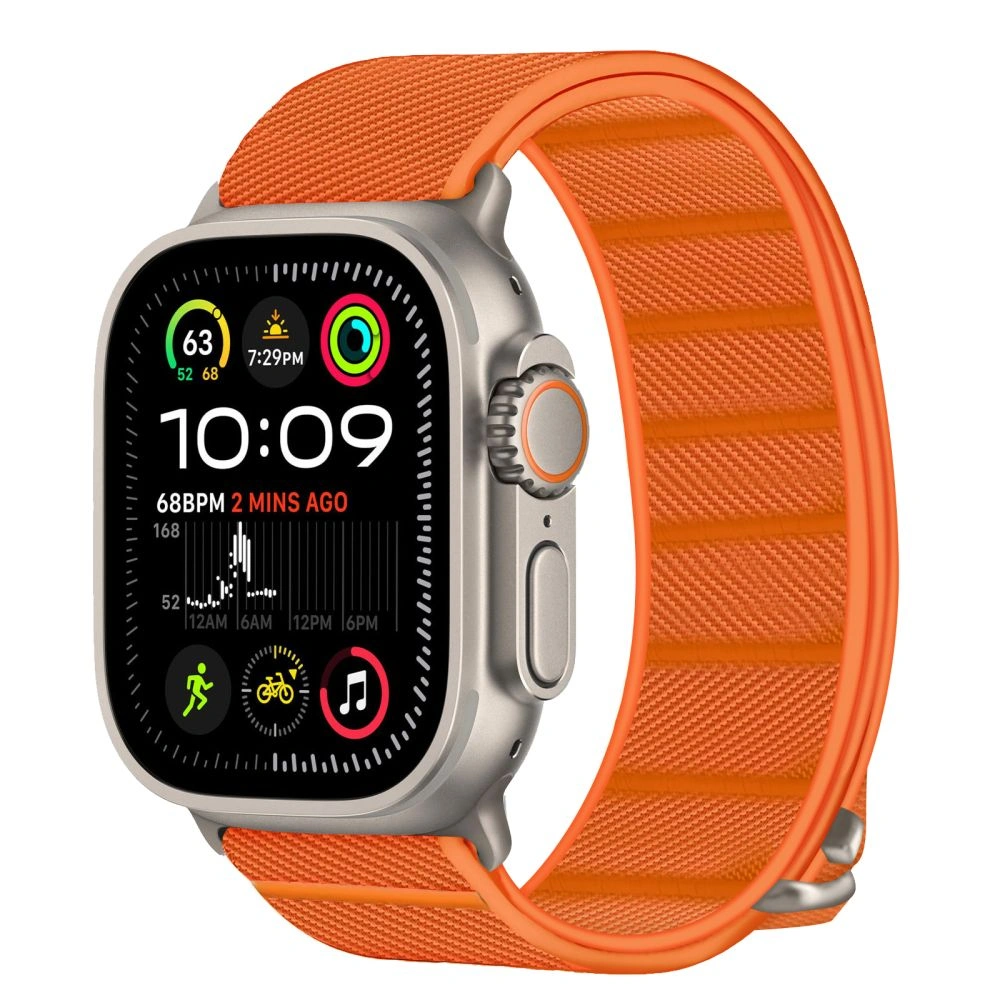 Tech-Protect Nylon Slip Apple Watch 6/7/8/9/10/SE / Ultra 1 / 2 44/45/46/49mm Orange