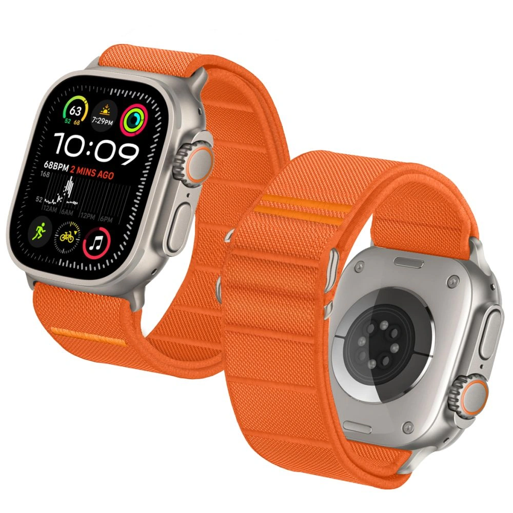 Tech-Protect Nylon Slip Apple Watch 6/7/8/9/10/SE / Ultra 1 / 2 44/45/46/49mm Orange