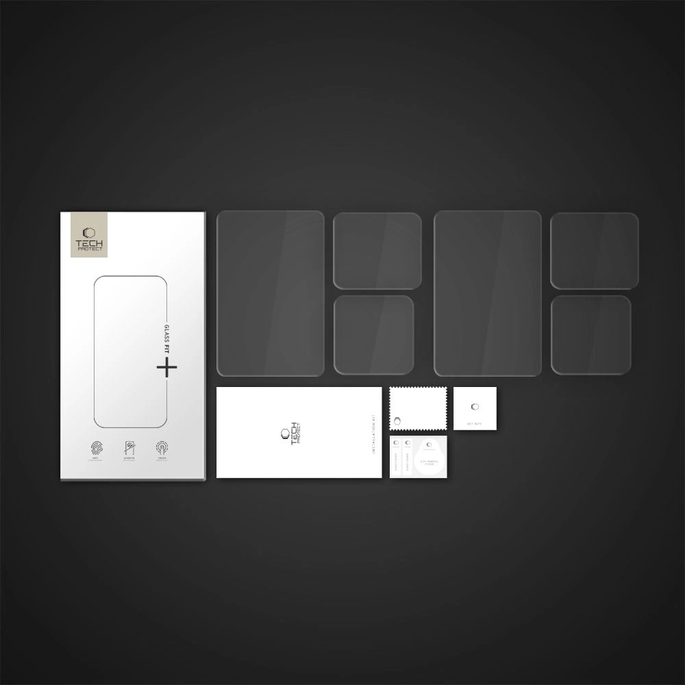 Kryt Tech-Protect Glass Fit+ GoPro Hero 9 / 10 / 11 / 12 Clear [2 PACK]