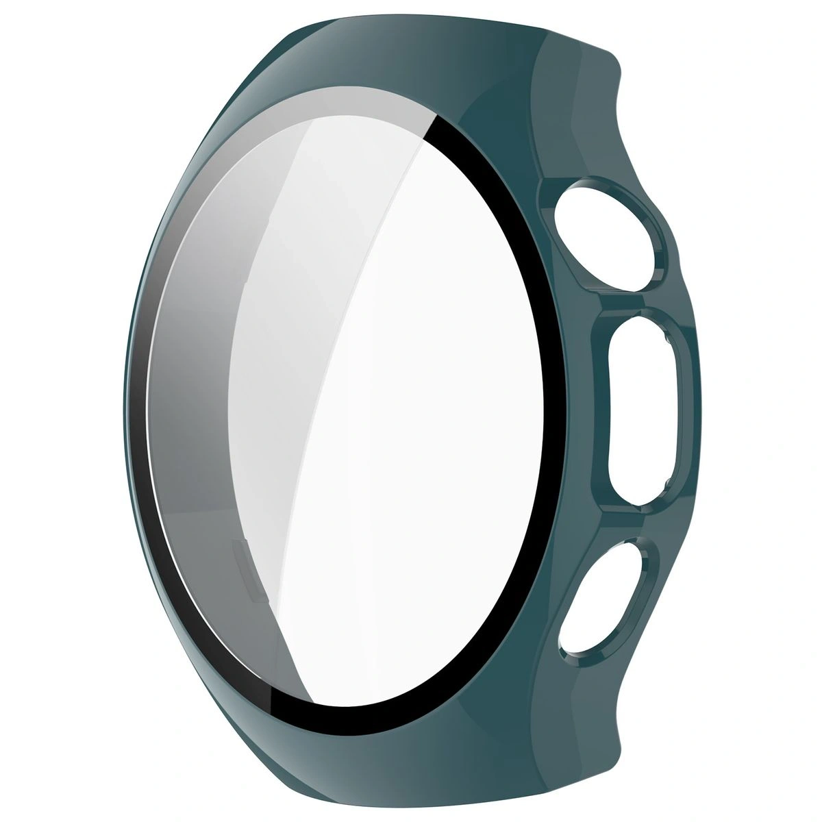 Kryt Bizon Case+Glass Watch Huawei Watch 5 42mm green